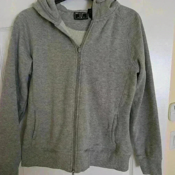 Women's Medium grey Champion  zip up hoodie - Picture 3 of 7